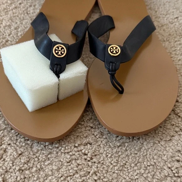 Tory Burch Black and Brown Sandals - Picture 6 of 6